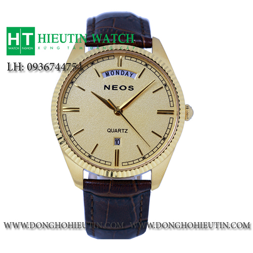 Đồng hồ Neos N40703M-YL03 Mặt Vàng