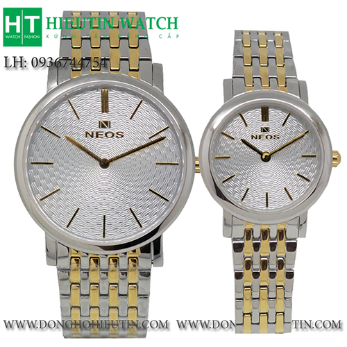 Đồng hồ đôi Neos N40577 Phối Vàng