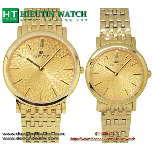 Đồng hồ đôi Neos N40577 Vàng